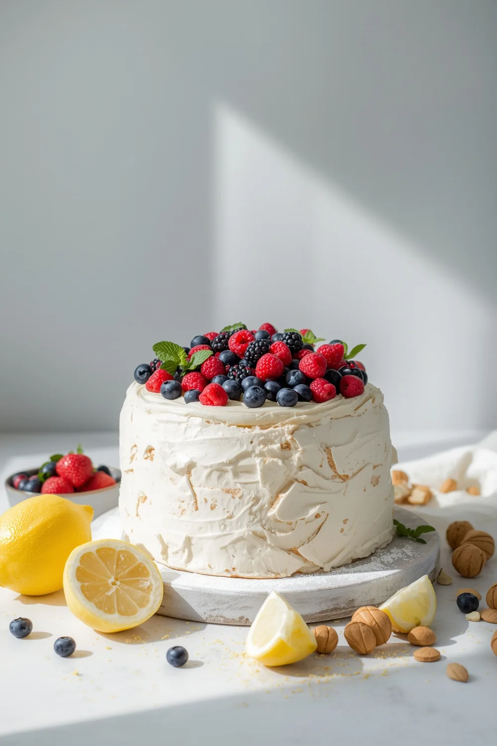 Easy Lemon Berry Pavlova for Easter Brunch