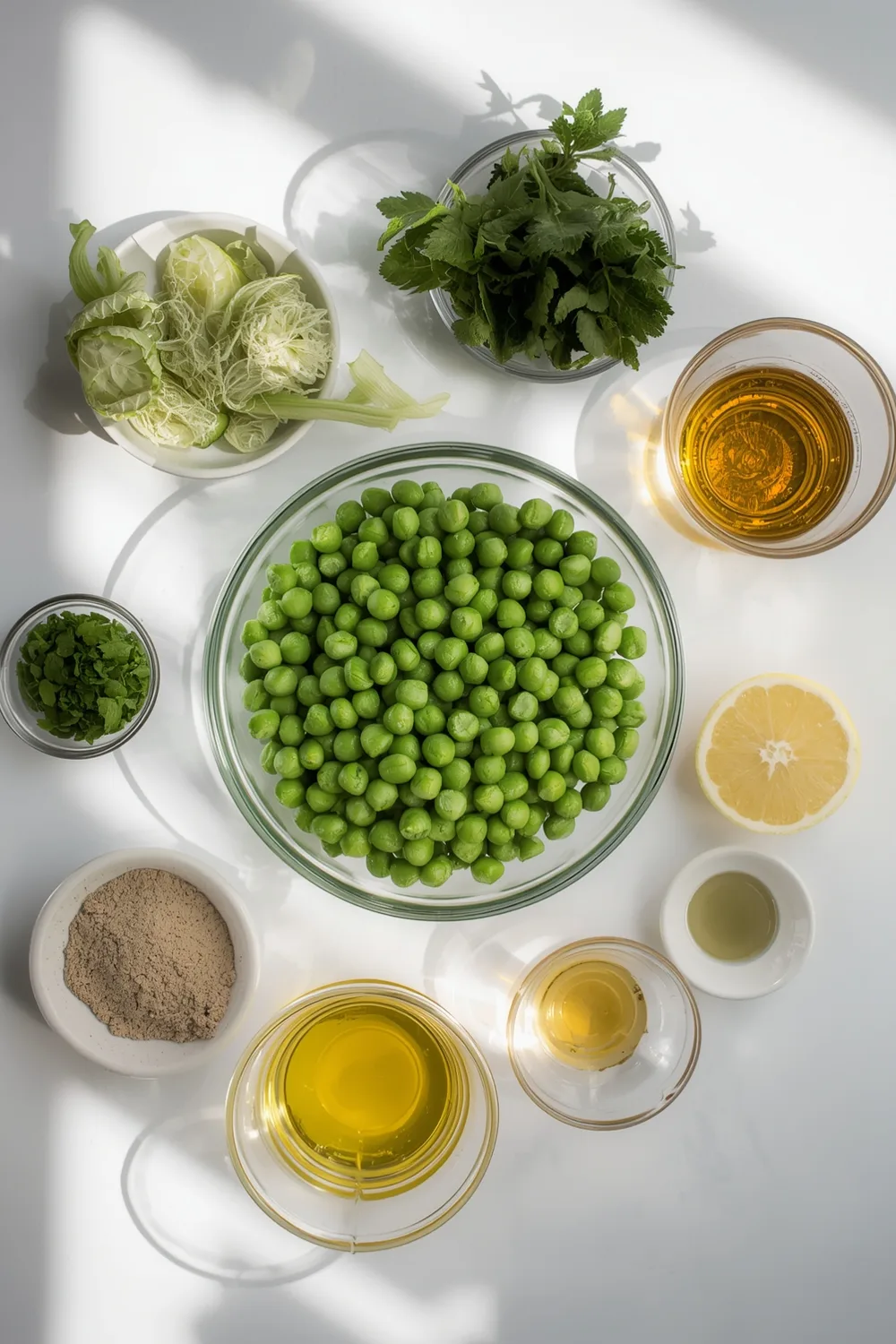 Easy Spring Pea Salad with Mint and Lemon Vinaigrette