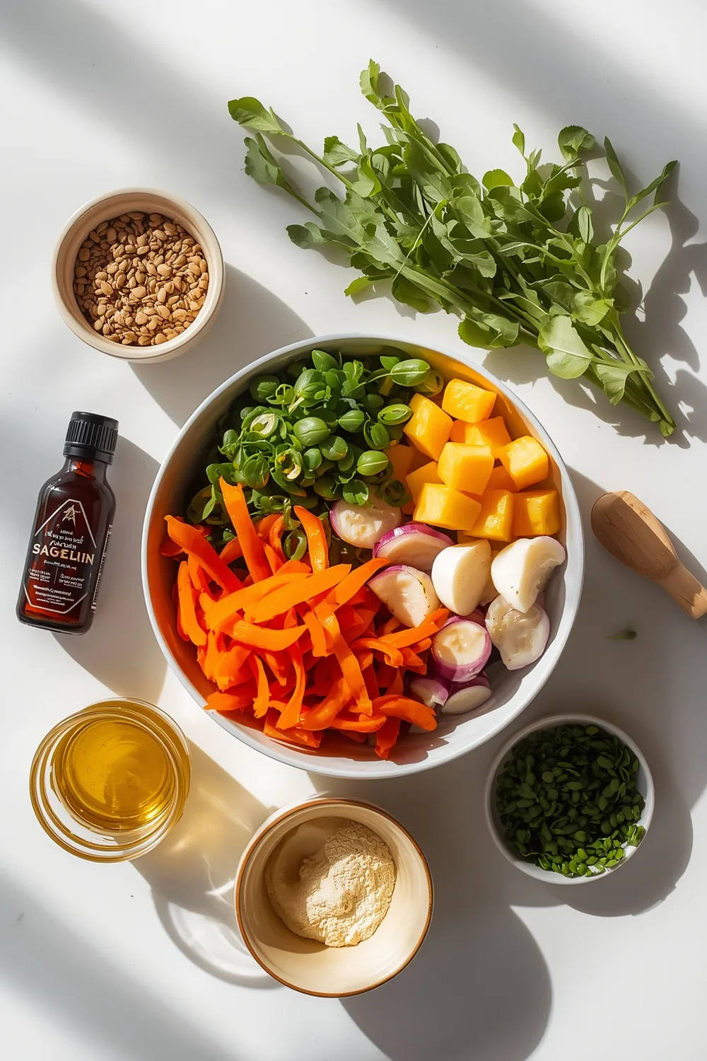 "Delicious Easy Roasted Vegetable Grain Bowl with Lemon Tahini" 1 Easy Roasted Vegetable Grain Bowl with Lemon Tahini