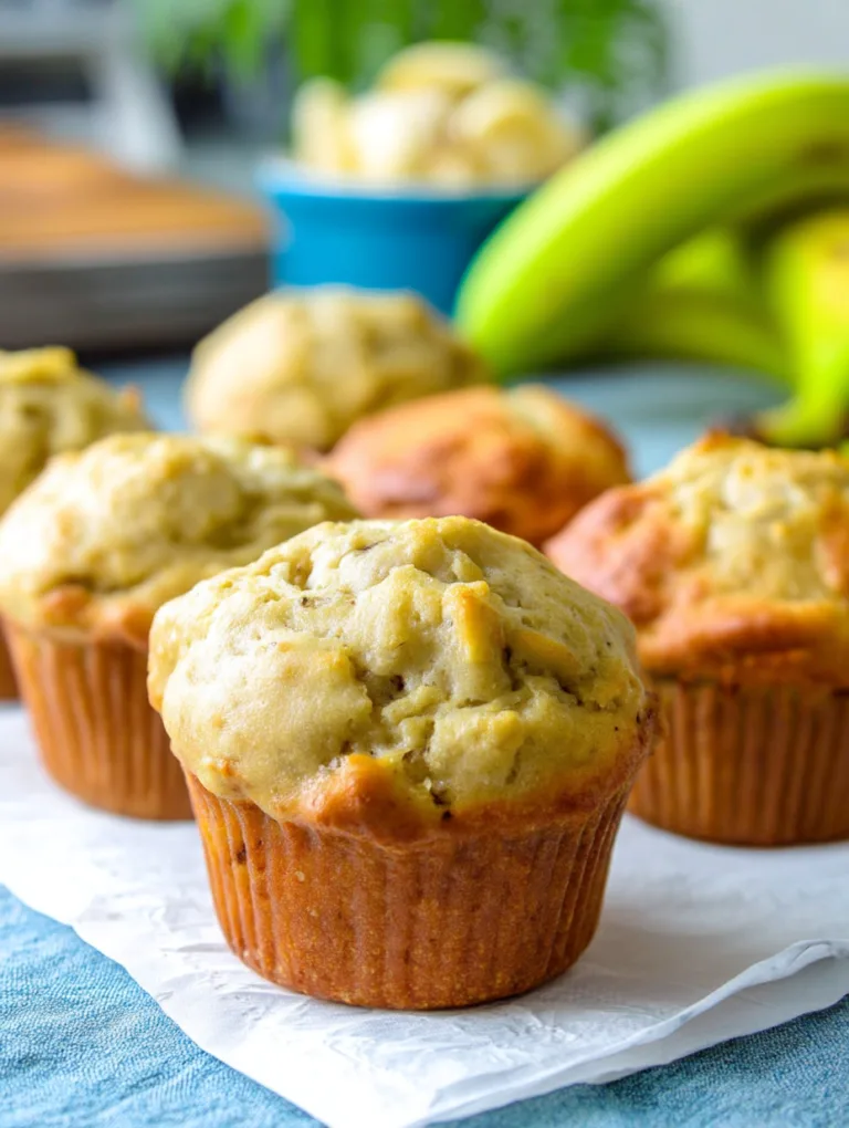 3-Ingredient Banana Muffins