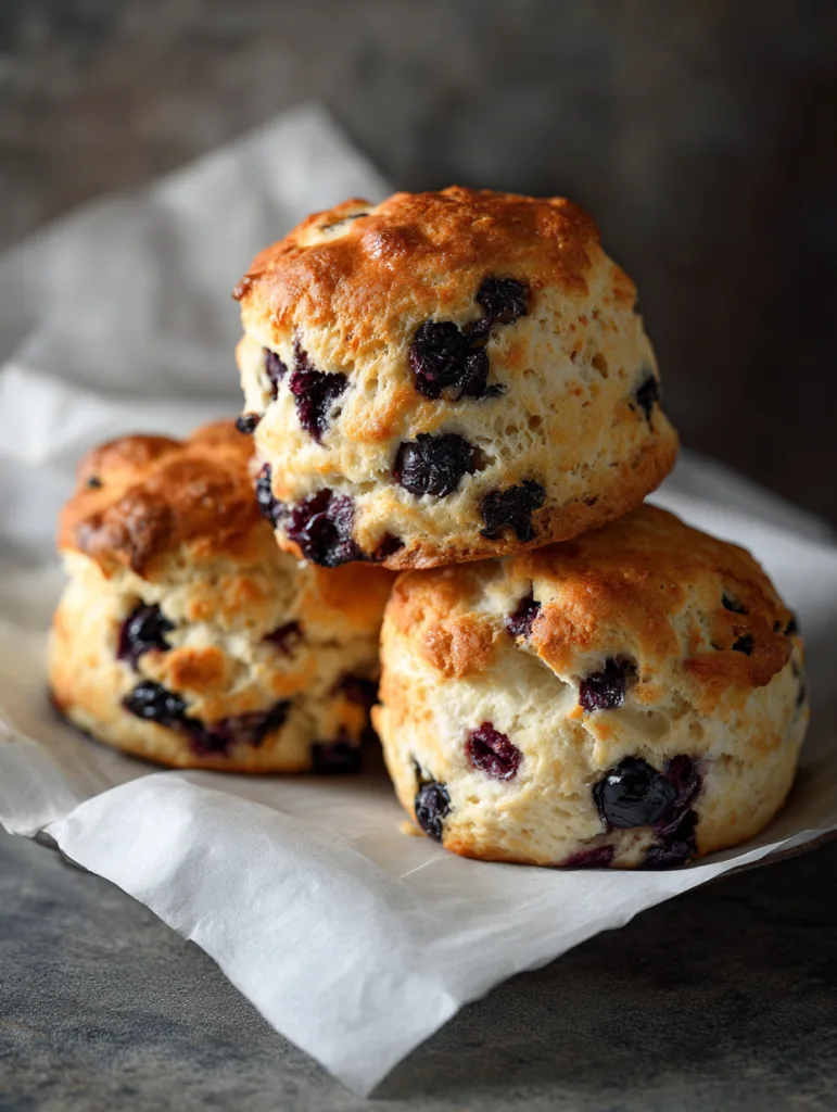 Blueberry Greek Yogurt Scones