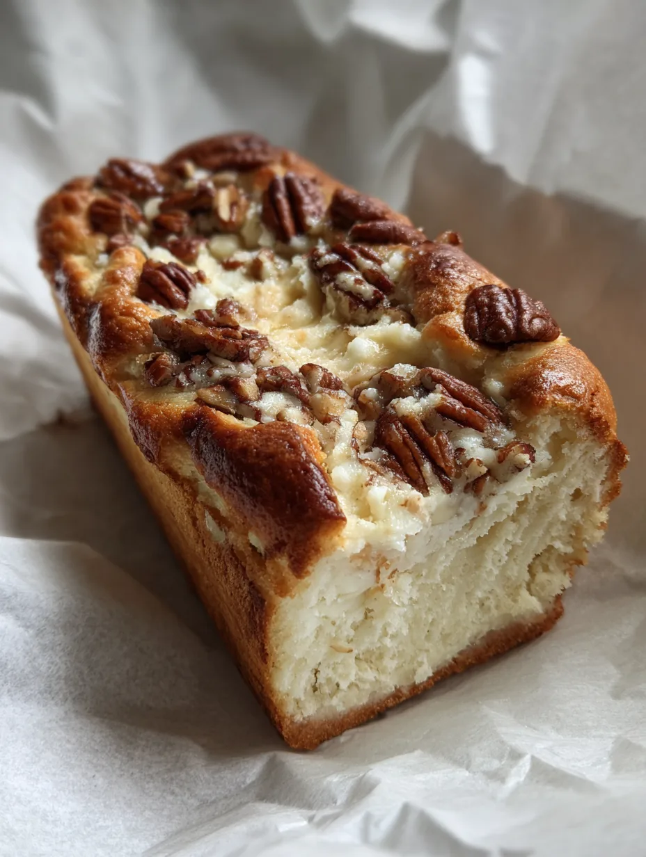 Butter Pecan Cream Cheese Pound Loaf