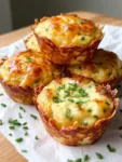Crispy Cheesy Mashed Potato Puffs