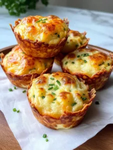Crispy Cheesy Mashed Potato Puffs