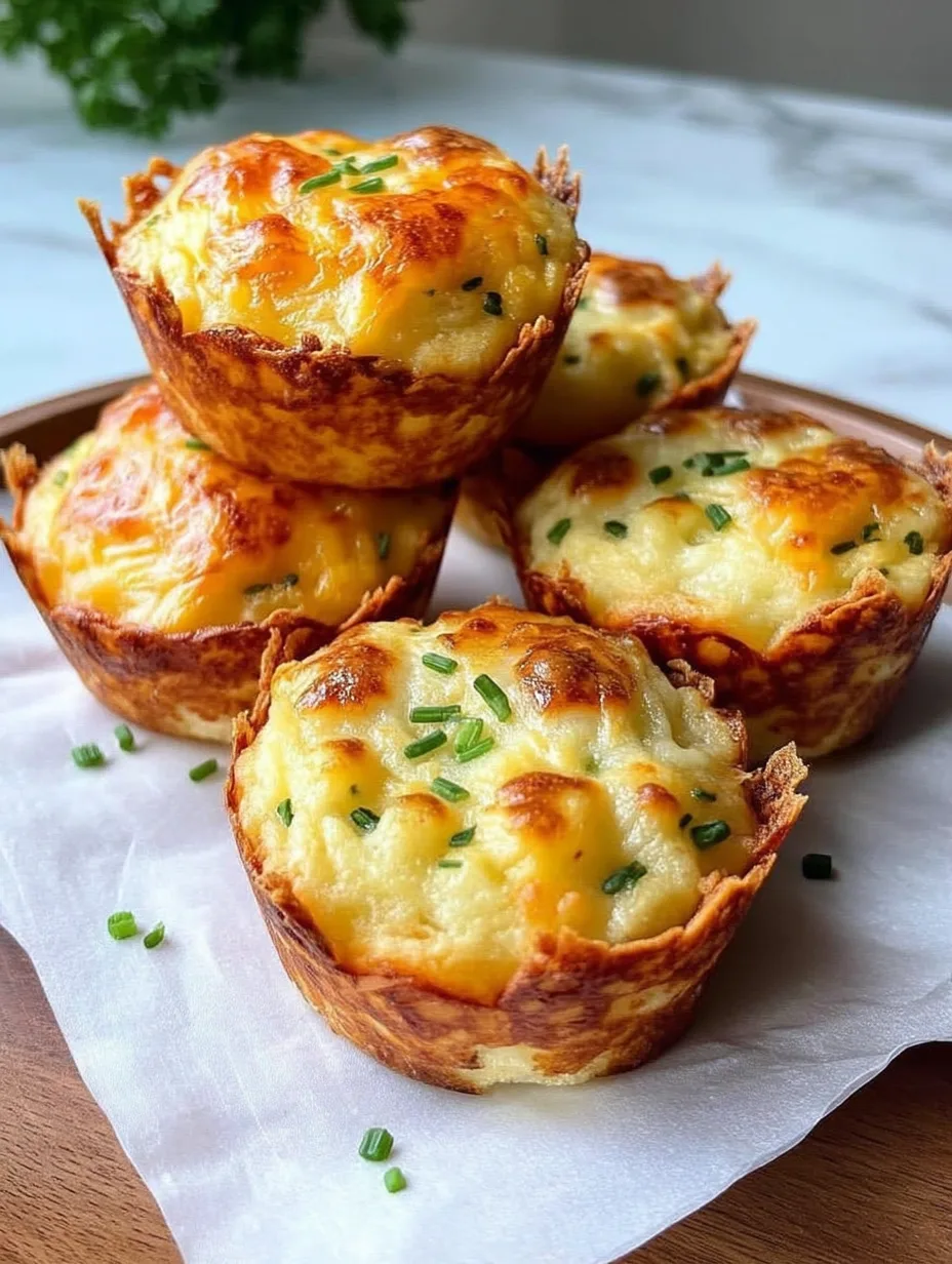Crispy Cheesy Mashed Potato Puffs