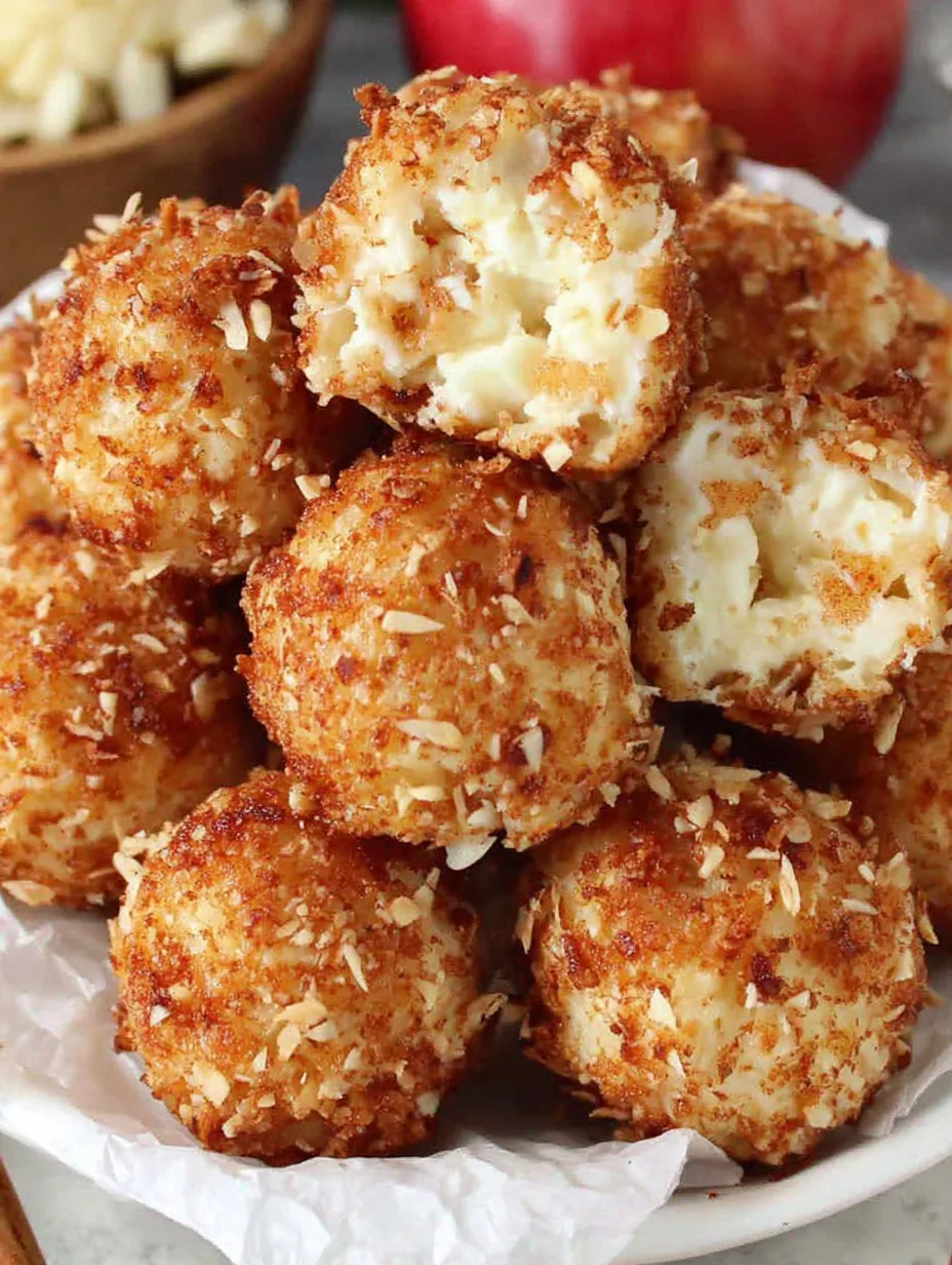 Cinnamon Apple Cottage Cheese Bites