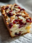 Cranberry Almond Ricotta Breakfast Loaf