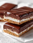 Creamy Chocolate Marie Biscuit Refrigerator Bars