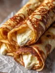 Home 9 Fluffy Creamy Cottage Cheese Protein Crepes Rolls