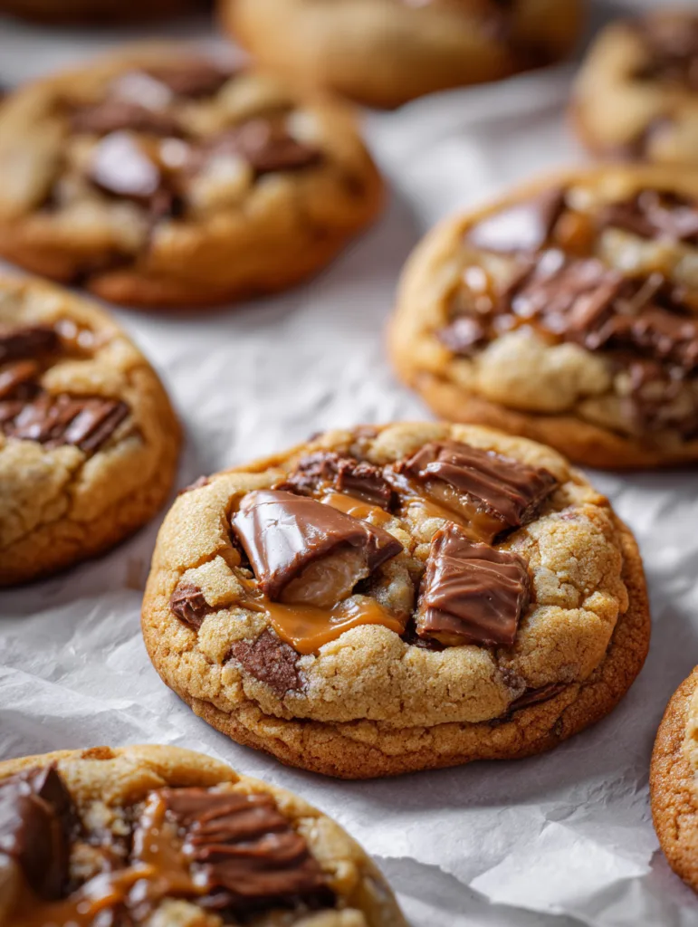 Soft and Chewy Twix Cookies