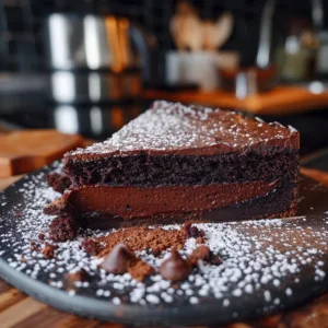 3-Ingredient Blender Chocolate Banana Cake