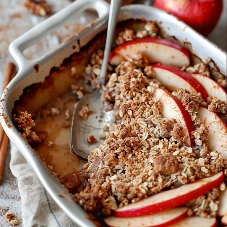 Healthy Apple Crisp