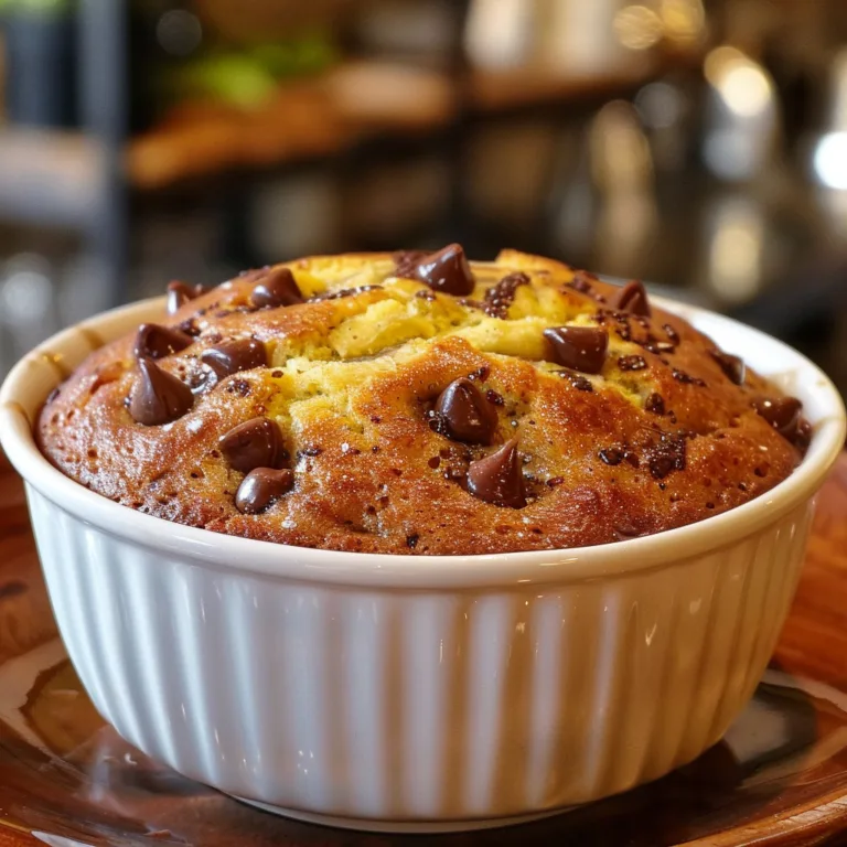 Microwave Banana Bread in a Cup