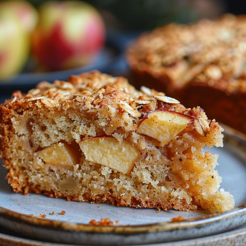 No-Flour Apple Oat Cake