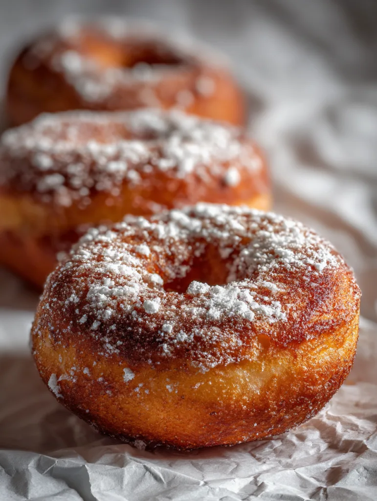 Warm Cinnamon Ricotta Donuts