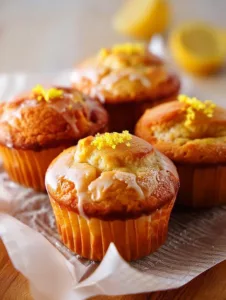 Soft Butter Lemon Cupcakes