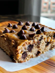 Banana Pancake Bake with Chocolate Chips