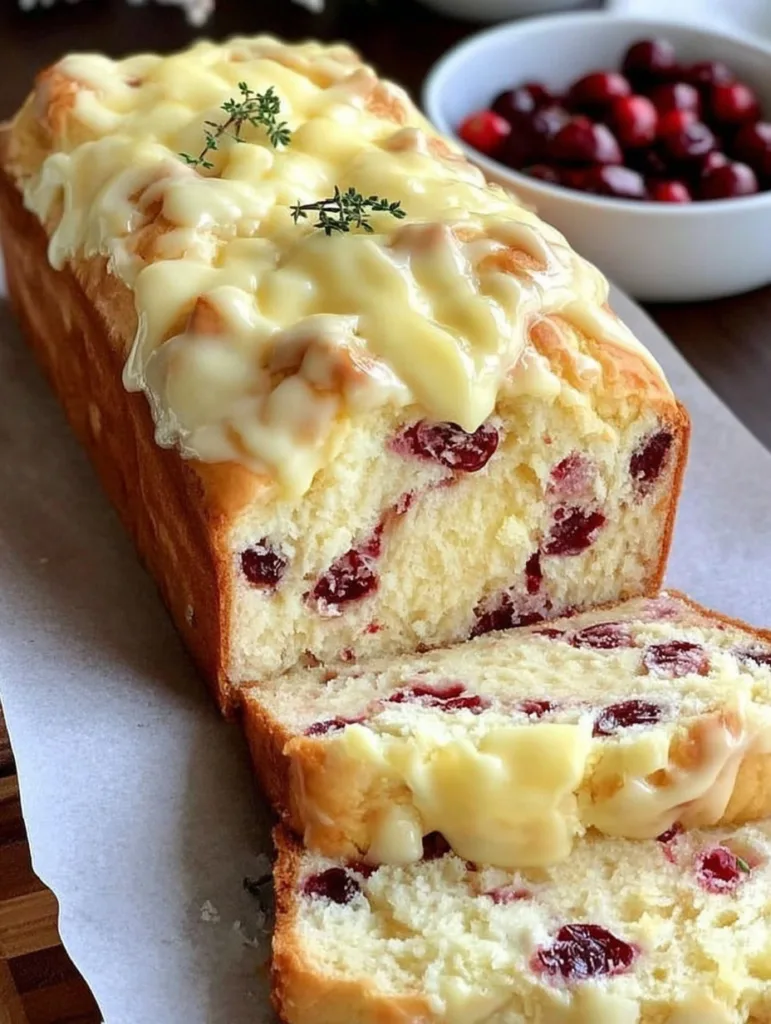 Home 6 Cream Cheese Cranberry Loaf
