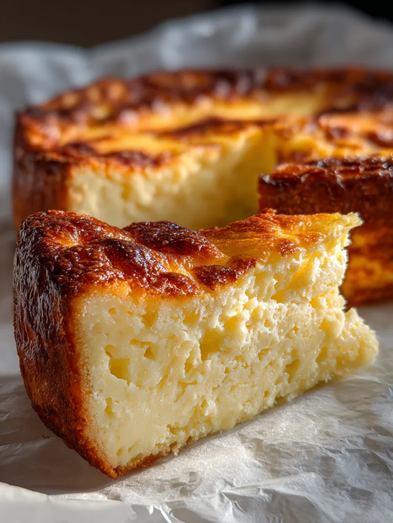 Flourless Cottage Cheese Lemon Cake