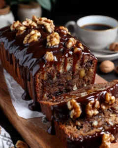 Date Coffee Loaf Cake