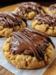 Banana Cinnamon Peanut Butter Chocolate Cookies