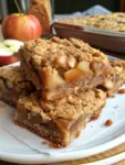 Chewy Cinnamon Apple Oat Bars
