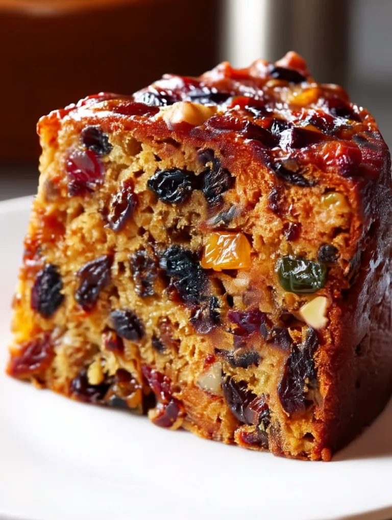 Luxuriously Rich Fruit Cake