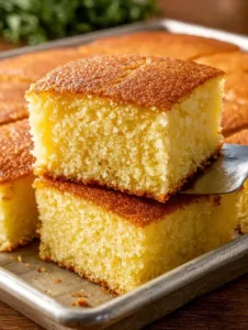 Classic Vanilla Sheet Cake