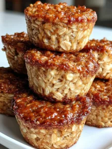 3-Ingredient Banana Oatmeal Muffins