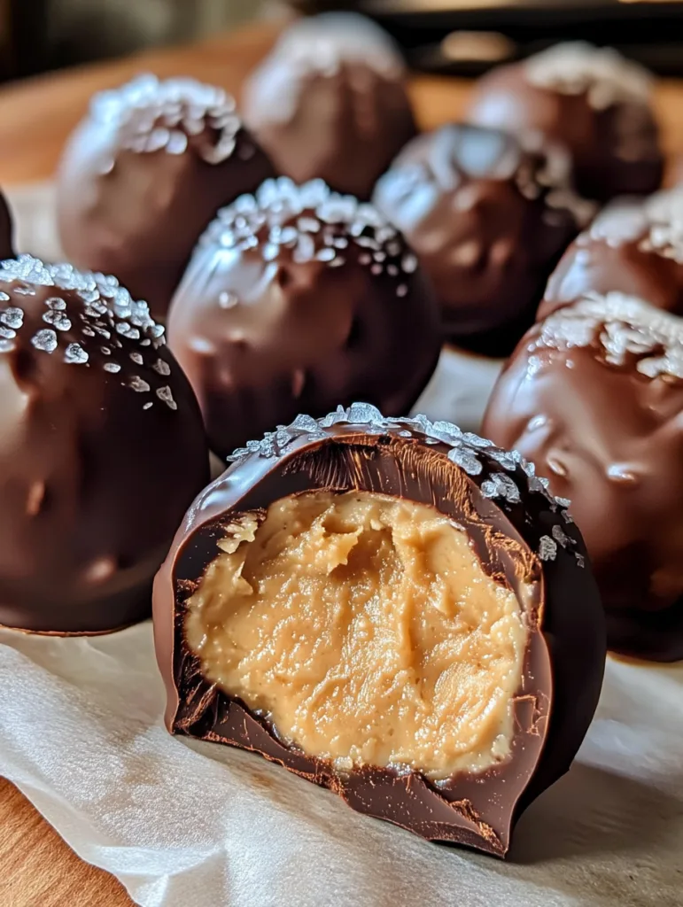 Frozen Peanut Butter Greek Yogurt Truffle Bites