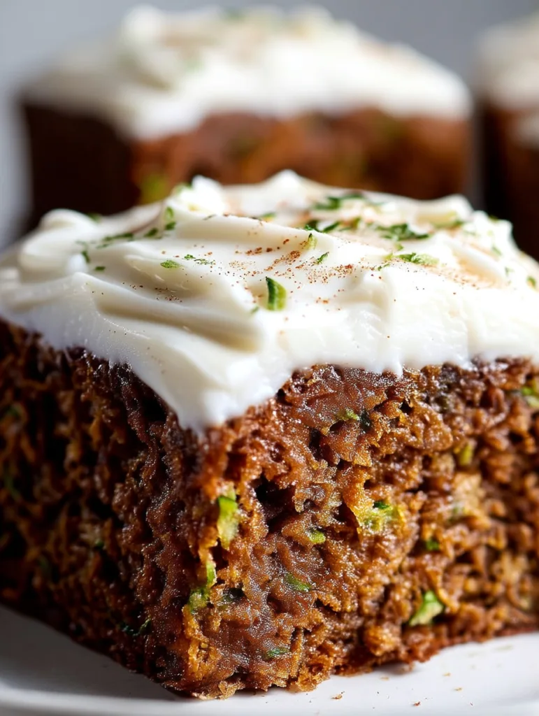 Flourless Gingerbread Zucchini Cake