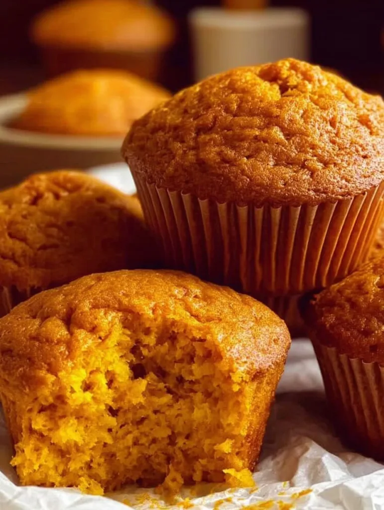 Healthy Greek Yogurt Pumpkin Muffins