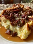 Southern Pecan Praline Bread Pudding
