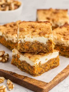 Keto Carrot Cake Bars