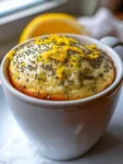 Home 11 Cottage Cheese Lemon Poppy Seed Mug Cake