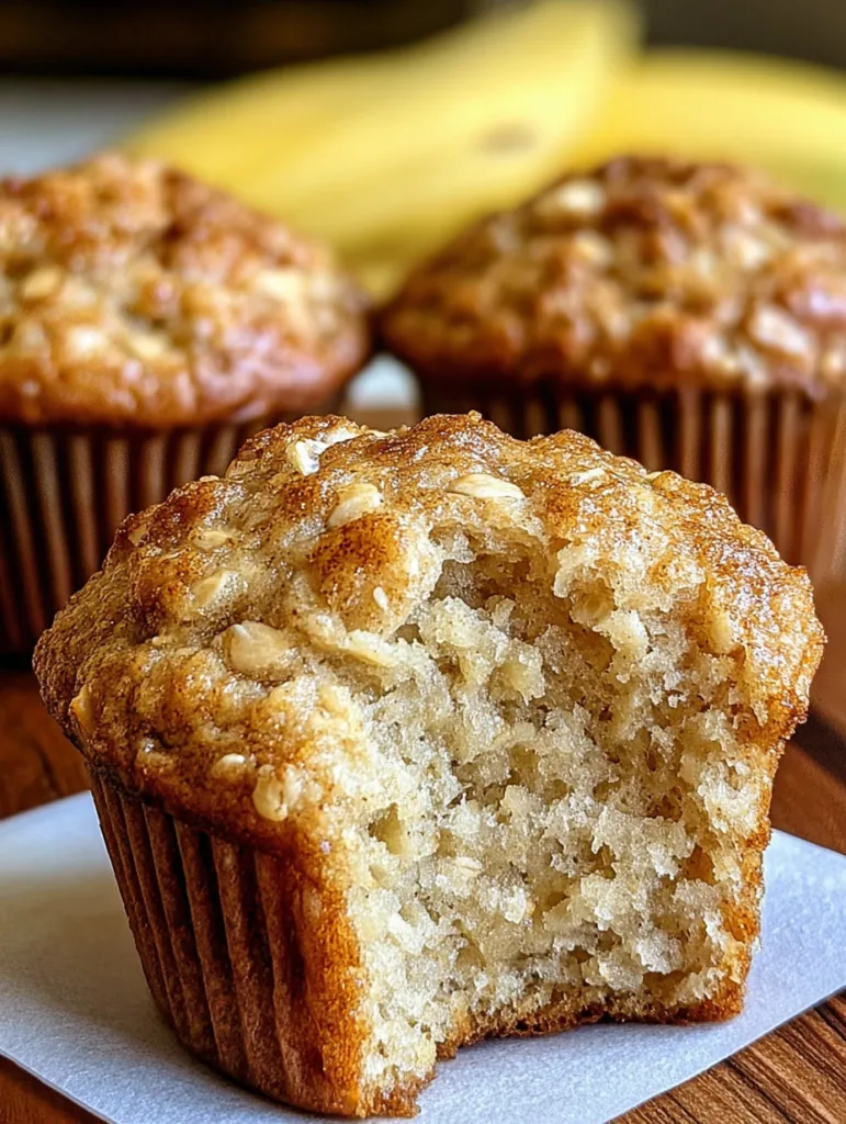 Home 5 Soft Cinnamon Banana Greek Yogurt Oat Breakfast Muffins