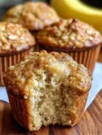 Soft Cinnamon Banana Greek Yogurt Oat Breakfast Muffins