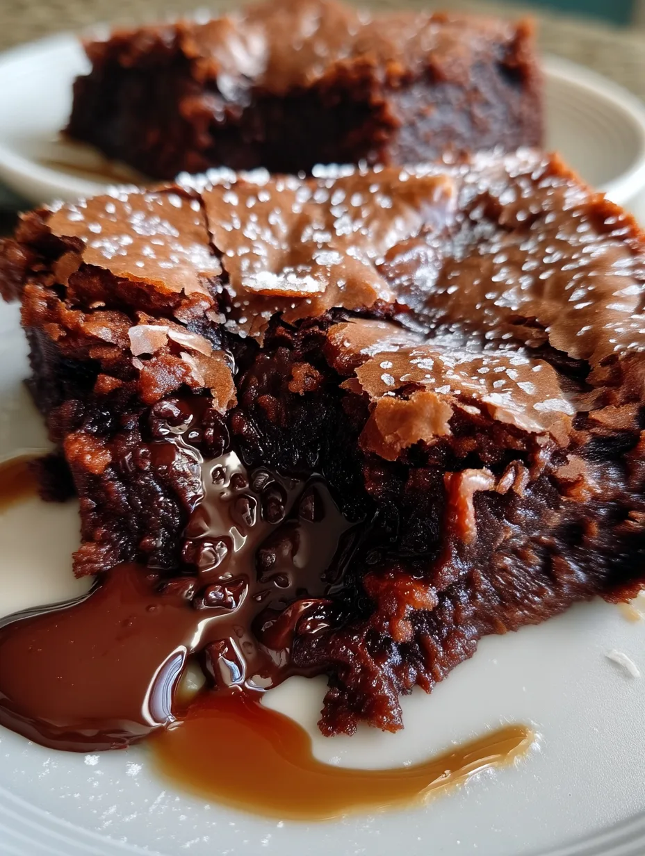 Molten-Center Brownies