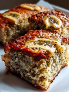 Fluffy Banana Chia Squares