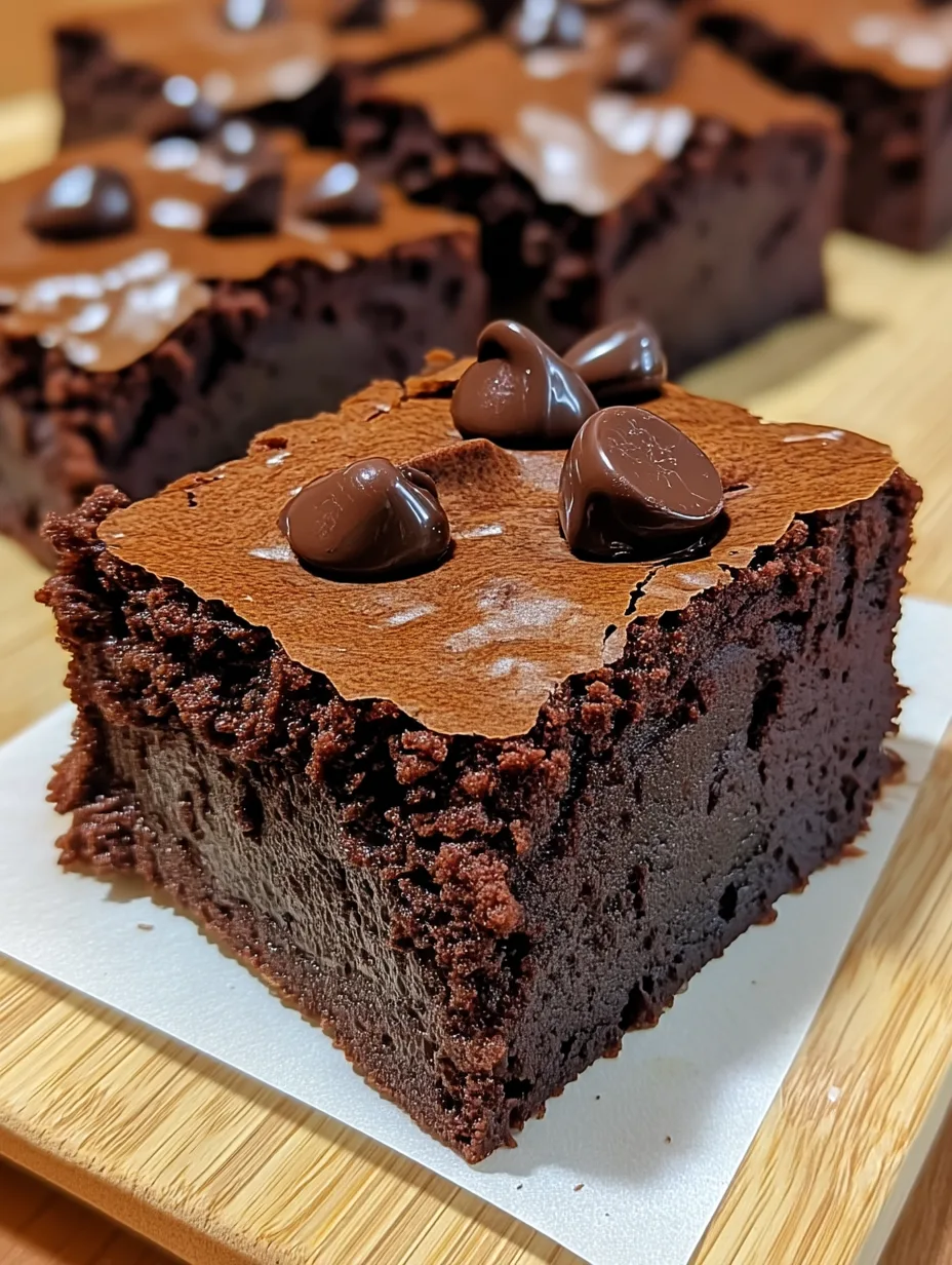 Cottage Cheese Chocolate Brownies with Fudgy Centers