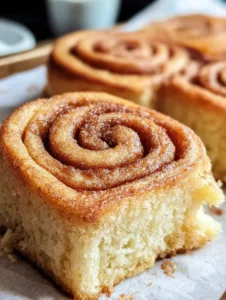 Cinnamon Roll Vanilla Donut Cake