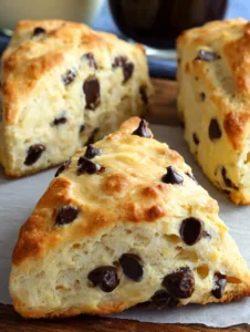 Chocolate Chip Cottage Cheese Scones