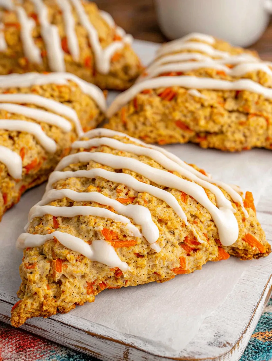 Keto Carrot Cake Scones