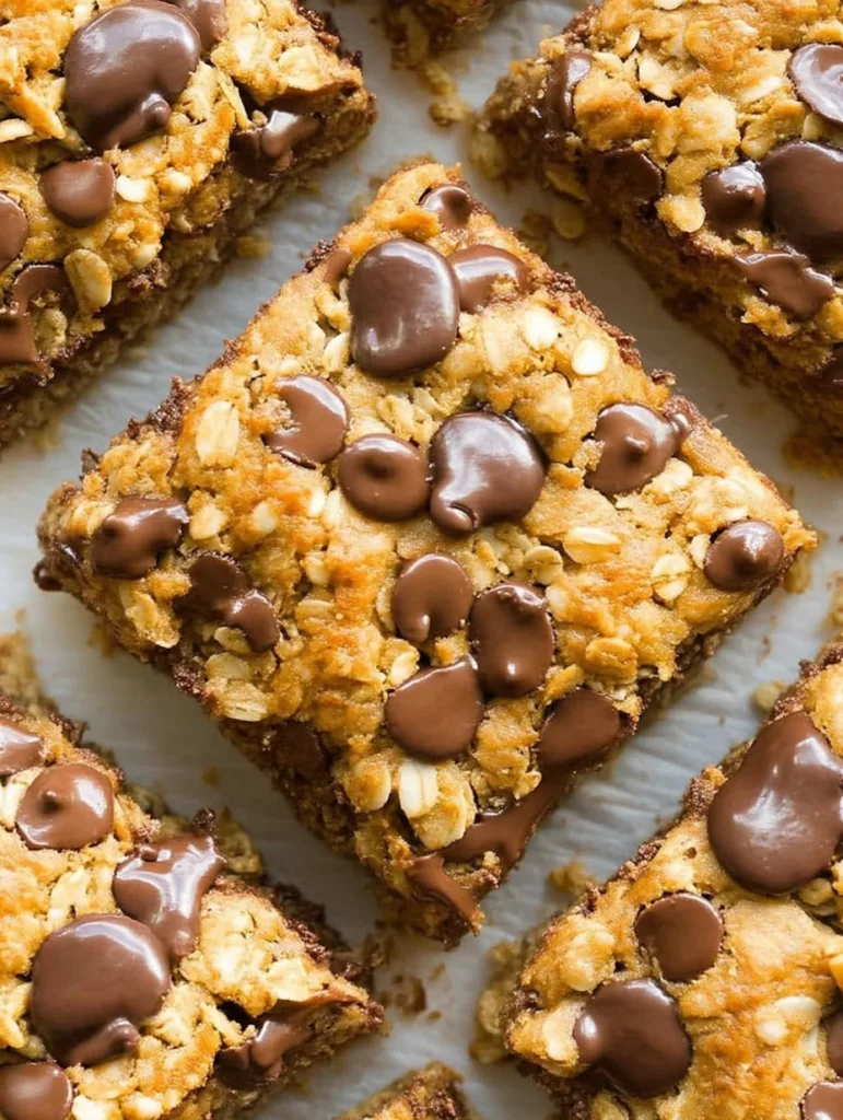 Oatmeal Chocolate Chip Cookie Bars