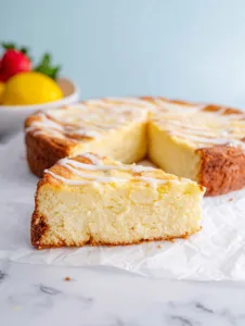 Keto Lemon Coffee Cake