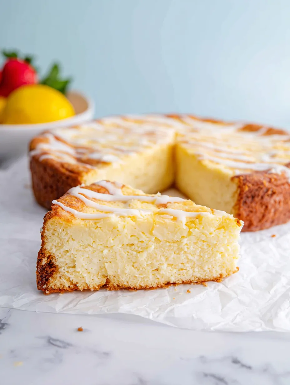 Keto Lemon Coffee Cake