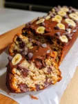 Peanut Butter Chocolate Banana Bread