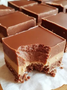 Creamy Chocolate Peanut Butter Yogurt Squares