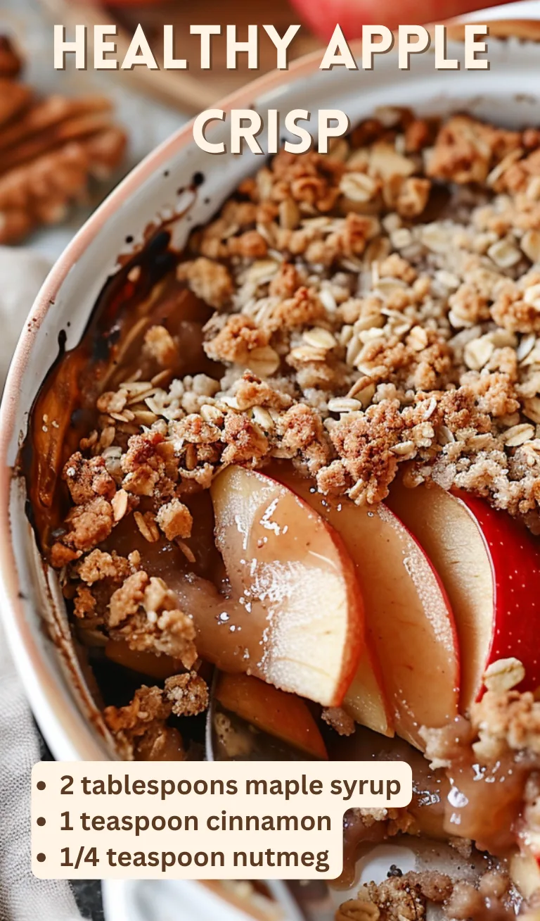 Healthy Apple Crisp