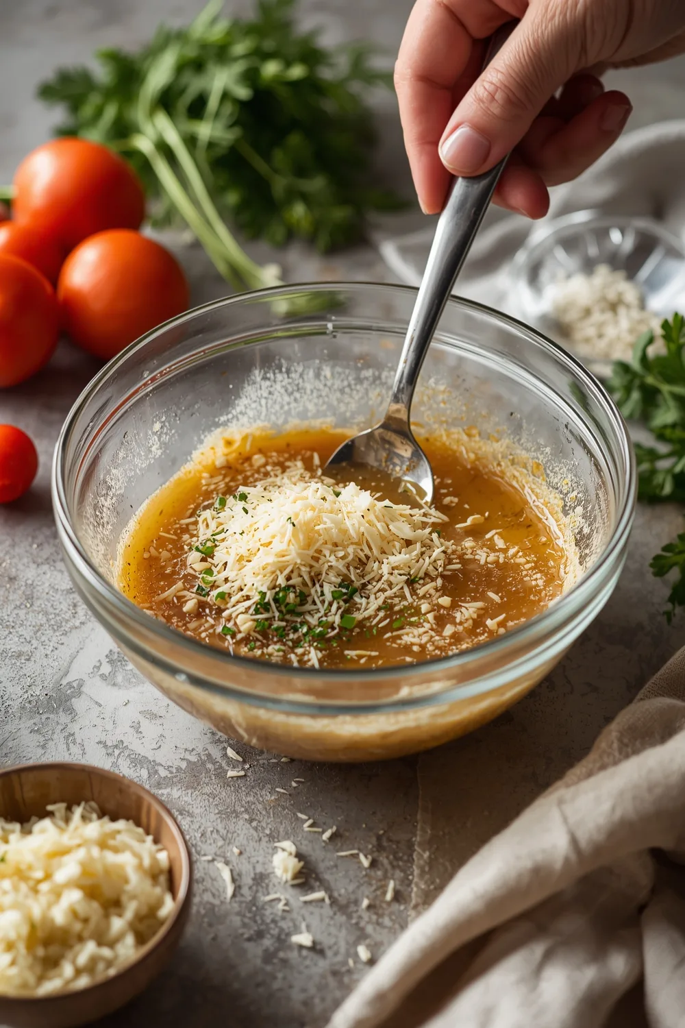 Easy Hot Honey Focaccia with Garlic Parmesan